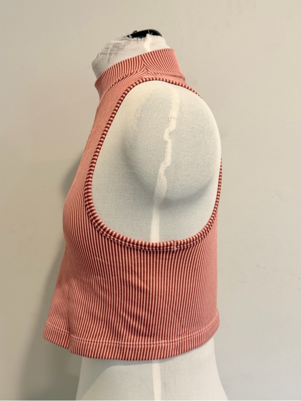 Red and White Nike Air Striped Crop Top Size XS - Picture 3 of 5